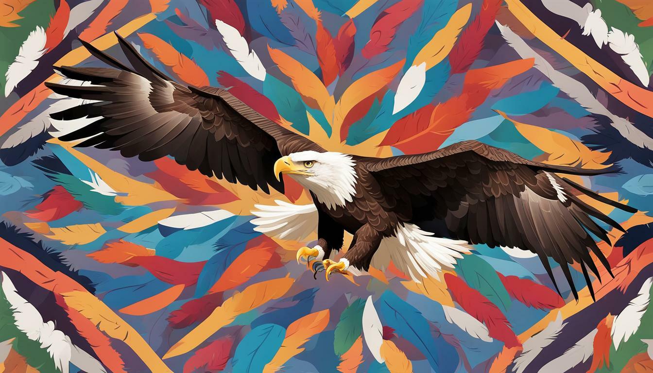 how many feathers do bald eagles have