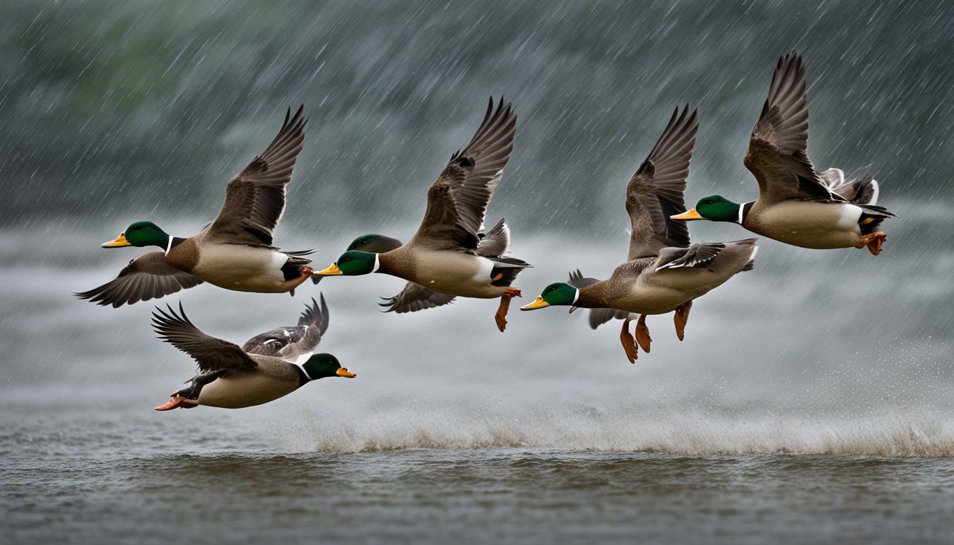 Do Ducks Flys In The Rain