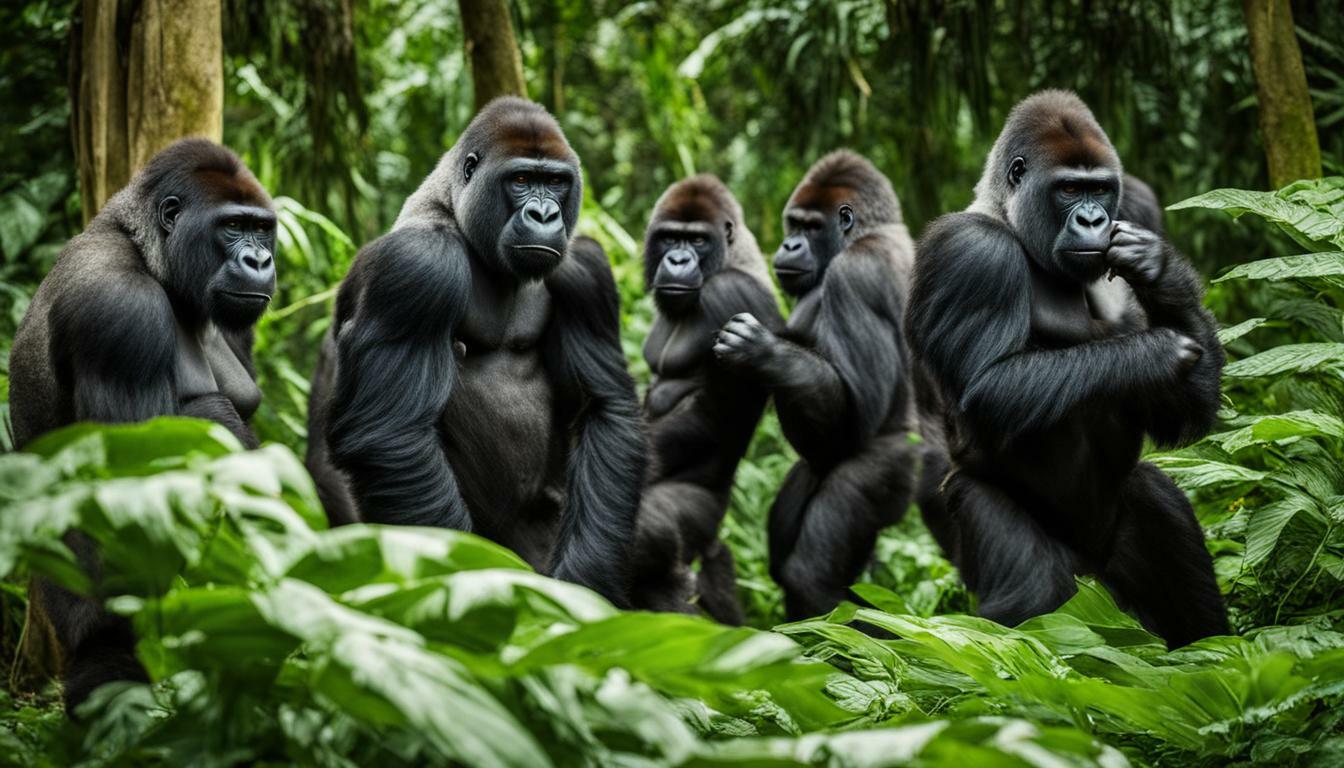 Do Gorillas Often Figth