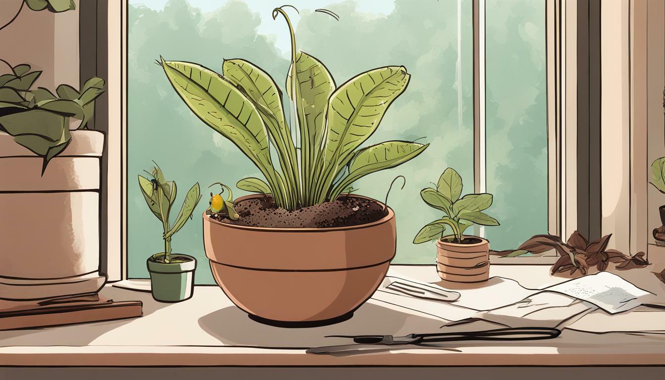 How do you feed a Venus flytrap indoors?