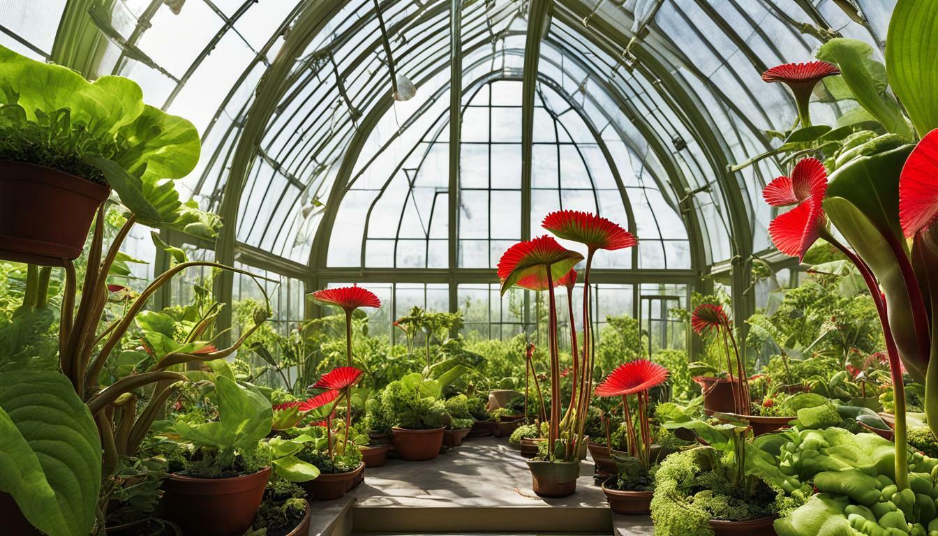 can venus flytraps be grown in a greenhouse?