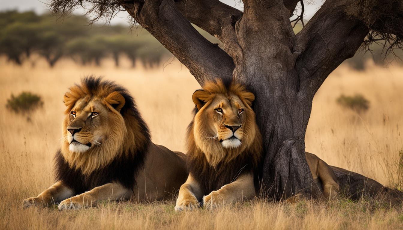 Lion territory