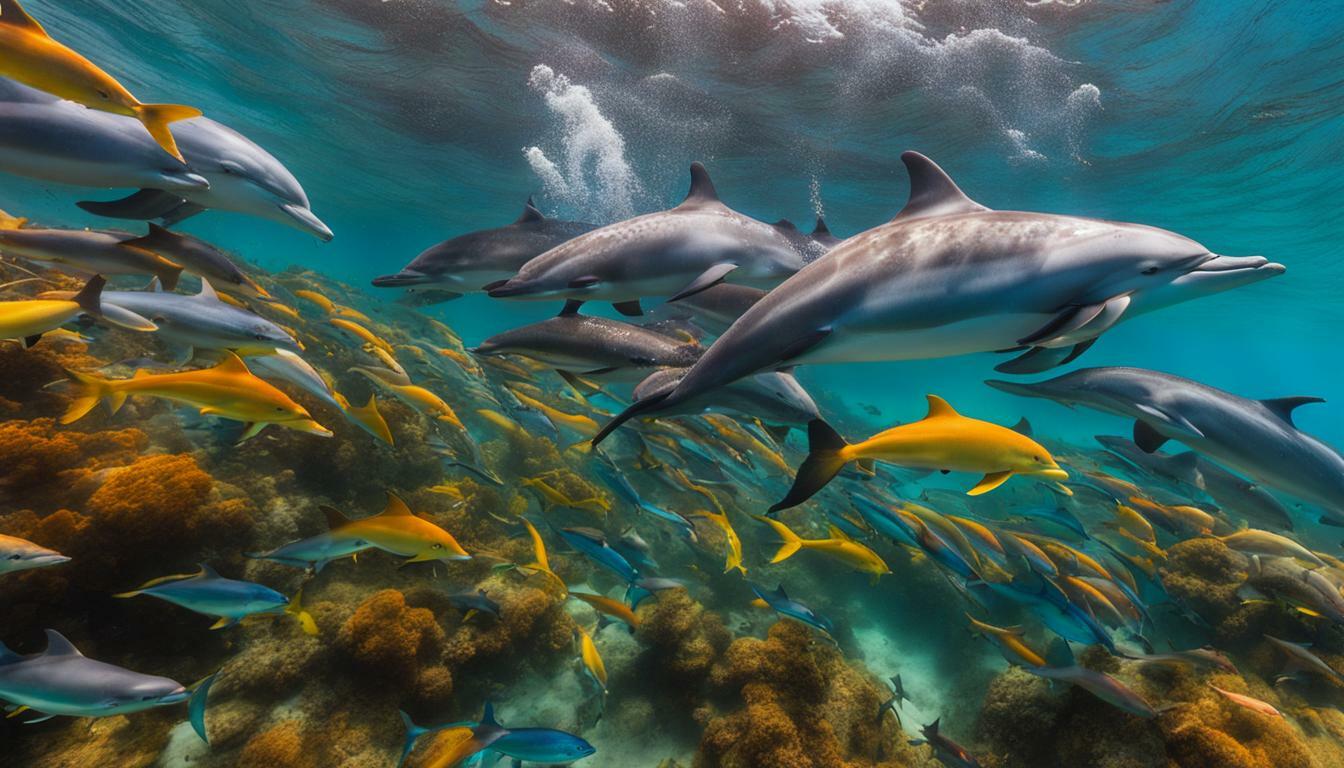 dolphines food sources