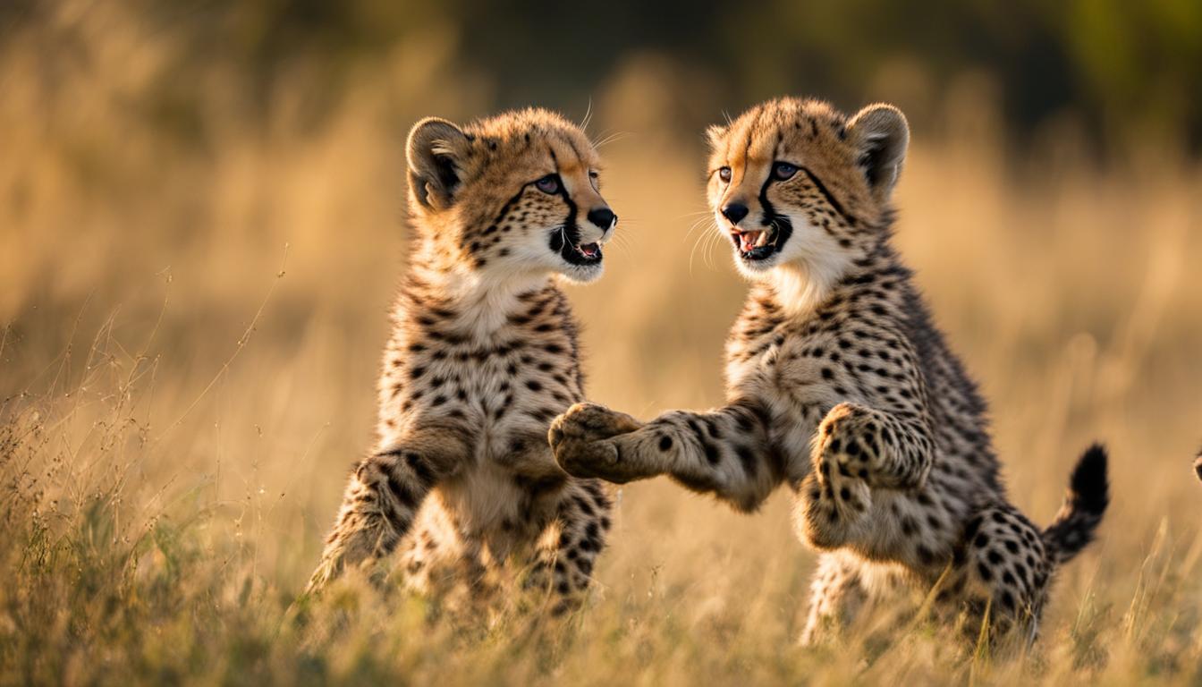Cheetah cubs