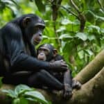 Chimpanzee grooming habits