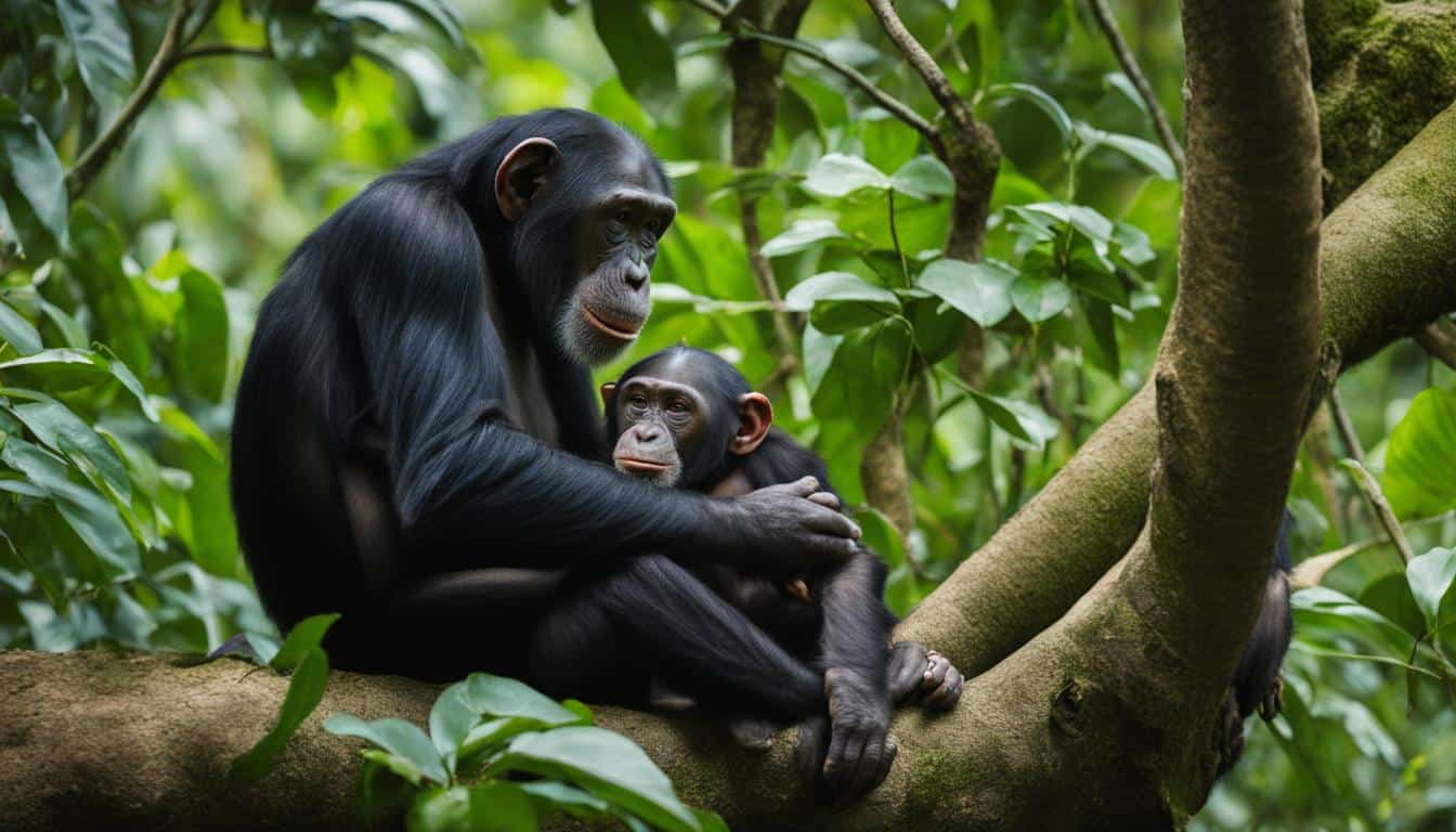 Chimpanzee grooming habits