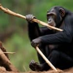 Chimpanzee tool use