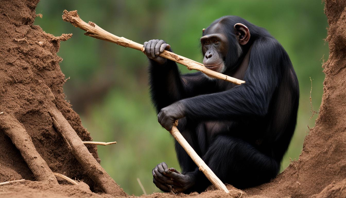Chimpanzee tool use