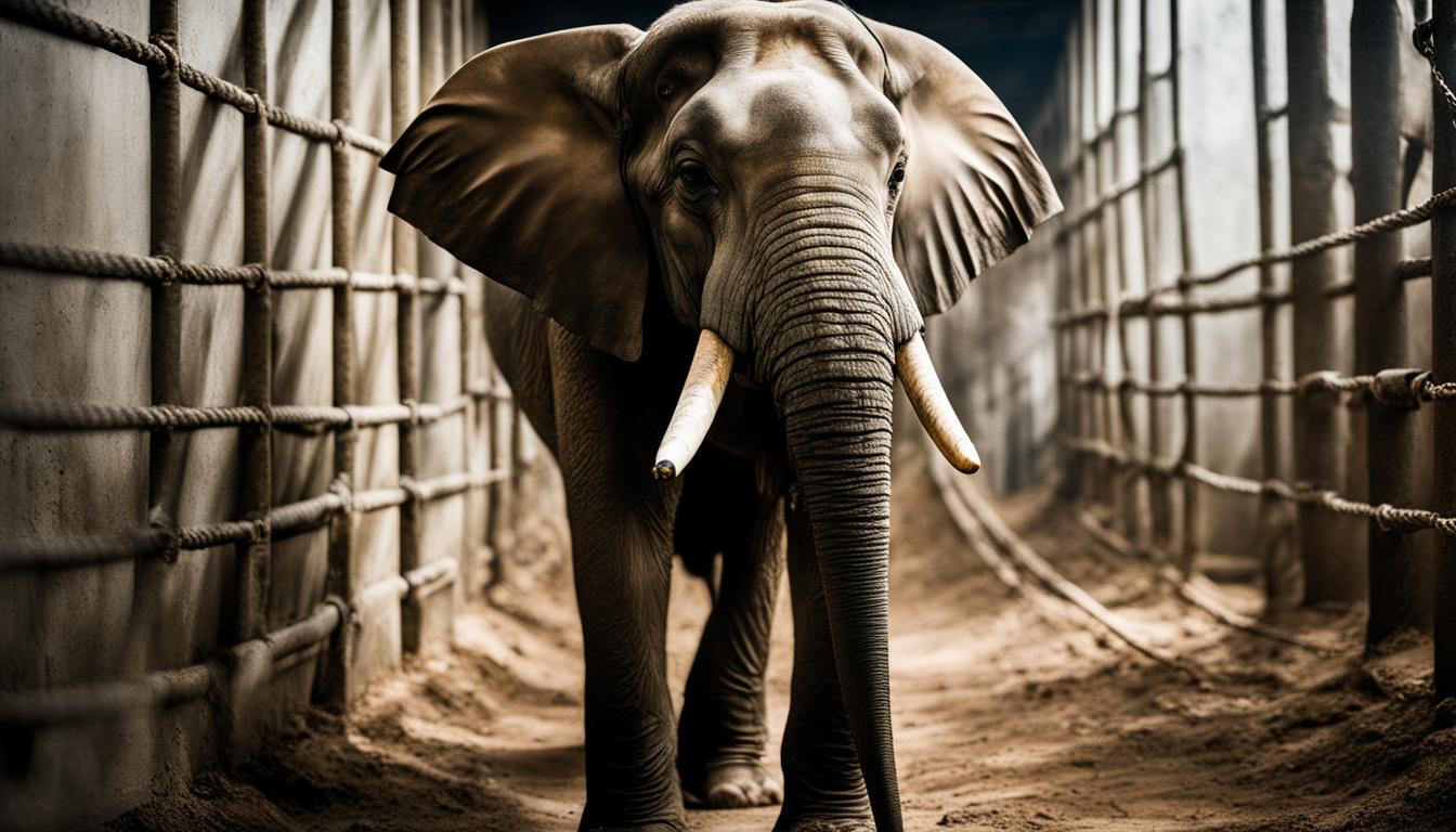 Elephant in captivity