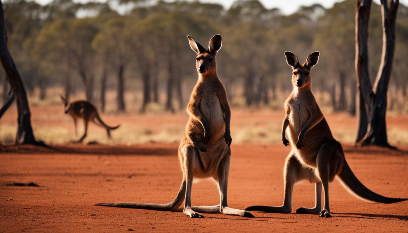 Kangaroo boxing