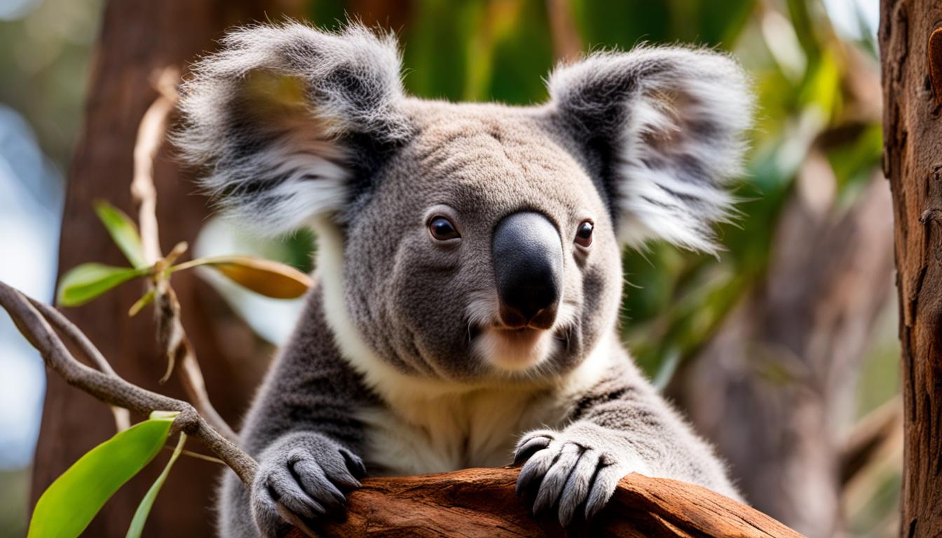 Koala scent marking