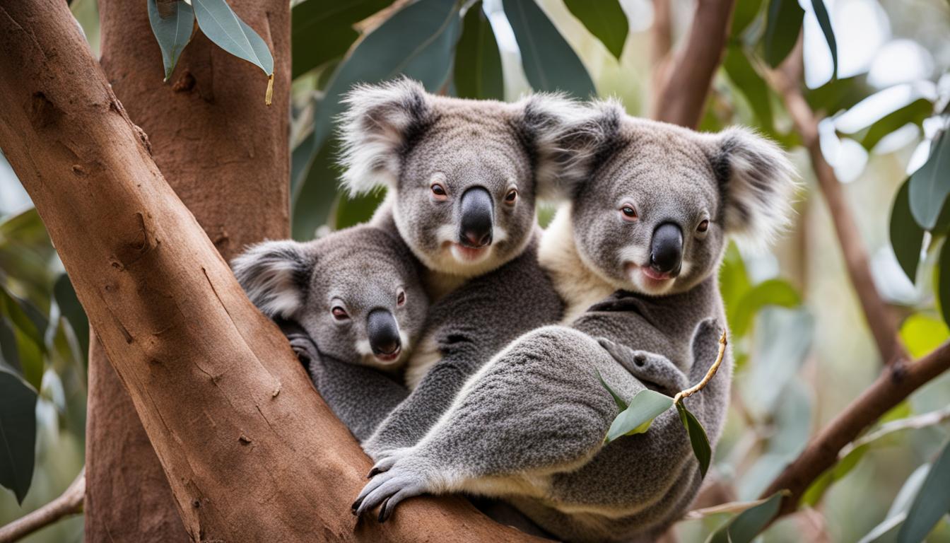 Koala social behavior