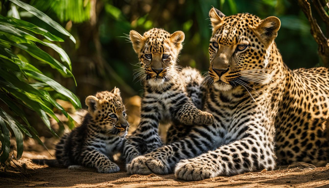 Leopard cubs