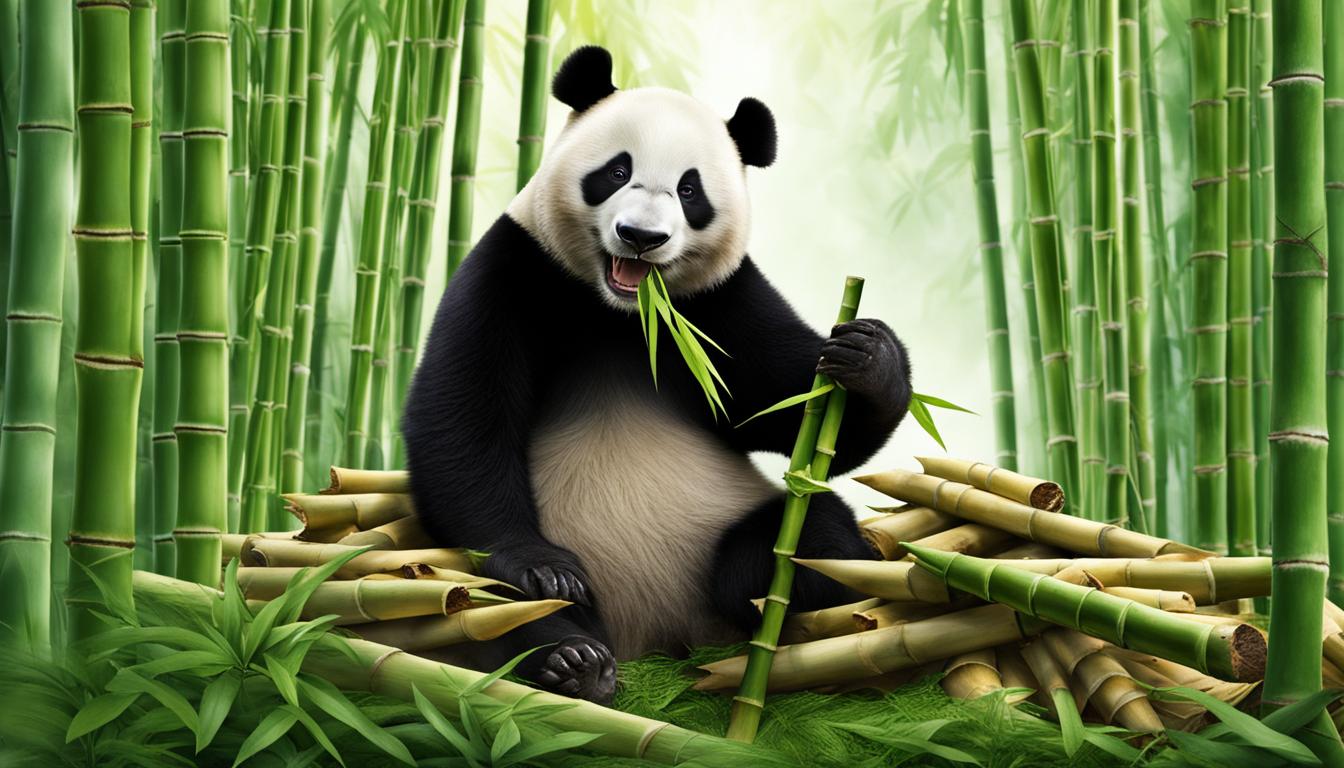 Panda bamboo diet