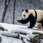 Panda winter behavior