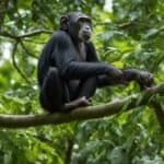 Chimpanzee foraging habits