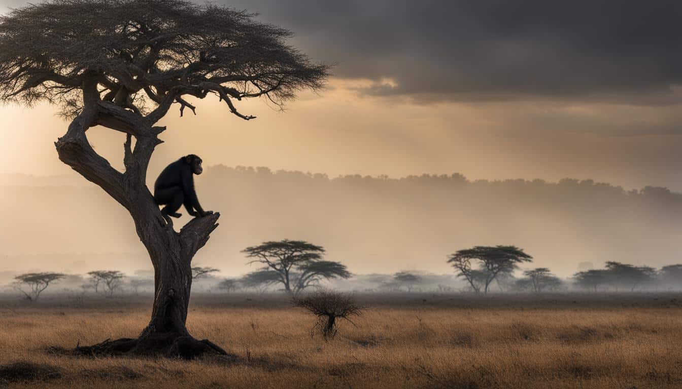 Chimpanzee habitat loss