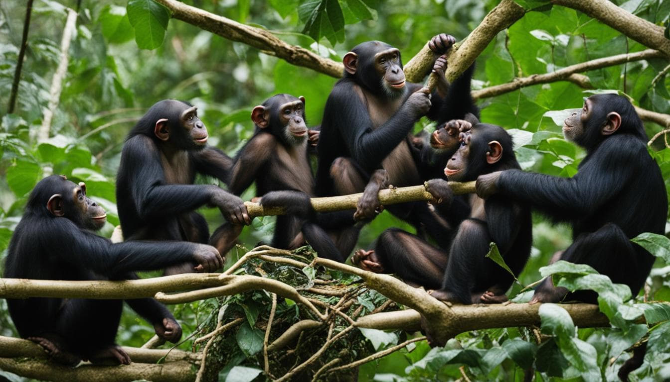 Chimpanzee nesting habits