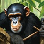 How have chimpanzees adapted to their environments?