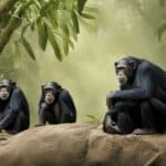 How many chimpanzees are left in the wild?