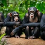 What are the different species of chimpanzees and their distinctions?