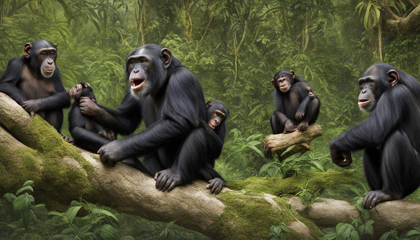 What do chimpanzee calls and vocalizations mean in the wild?