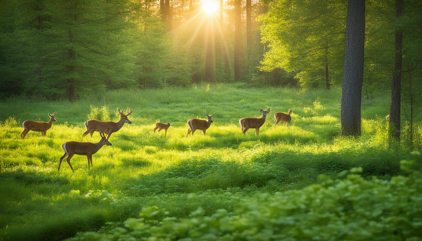 How do you attract deer to your property?