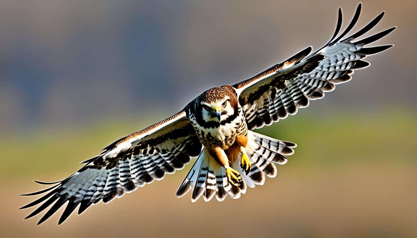 How do you distinguish between different types of hawks in the USA?
