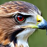How do you identify a red-tailed hawk?