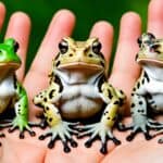How do you identify different species of toads in the USA?