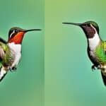 How do you identify different types of hummingbirds in the USA?