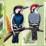 How do you identify different types of woodpeckers in the USA?