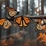 What are the migration patterns of monarch butterflies in the USA?