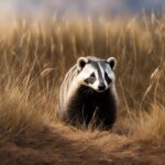 What is the habitat of the American badger?