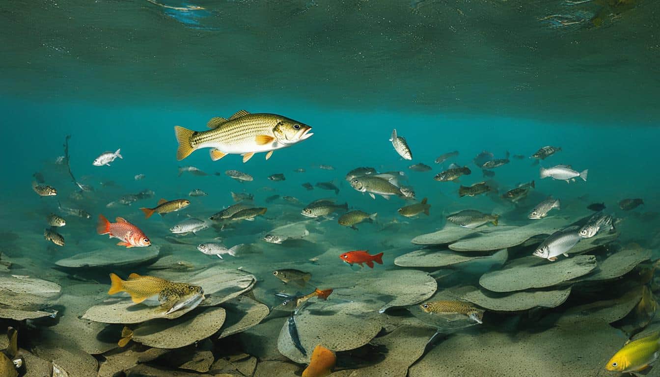 What types of fish are found in freshwater lakes in the USA?