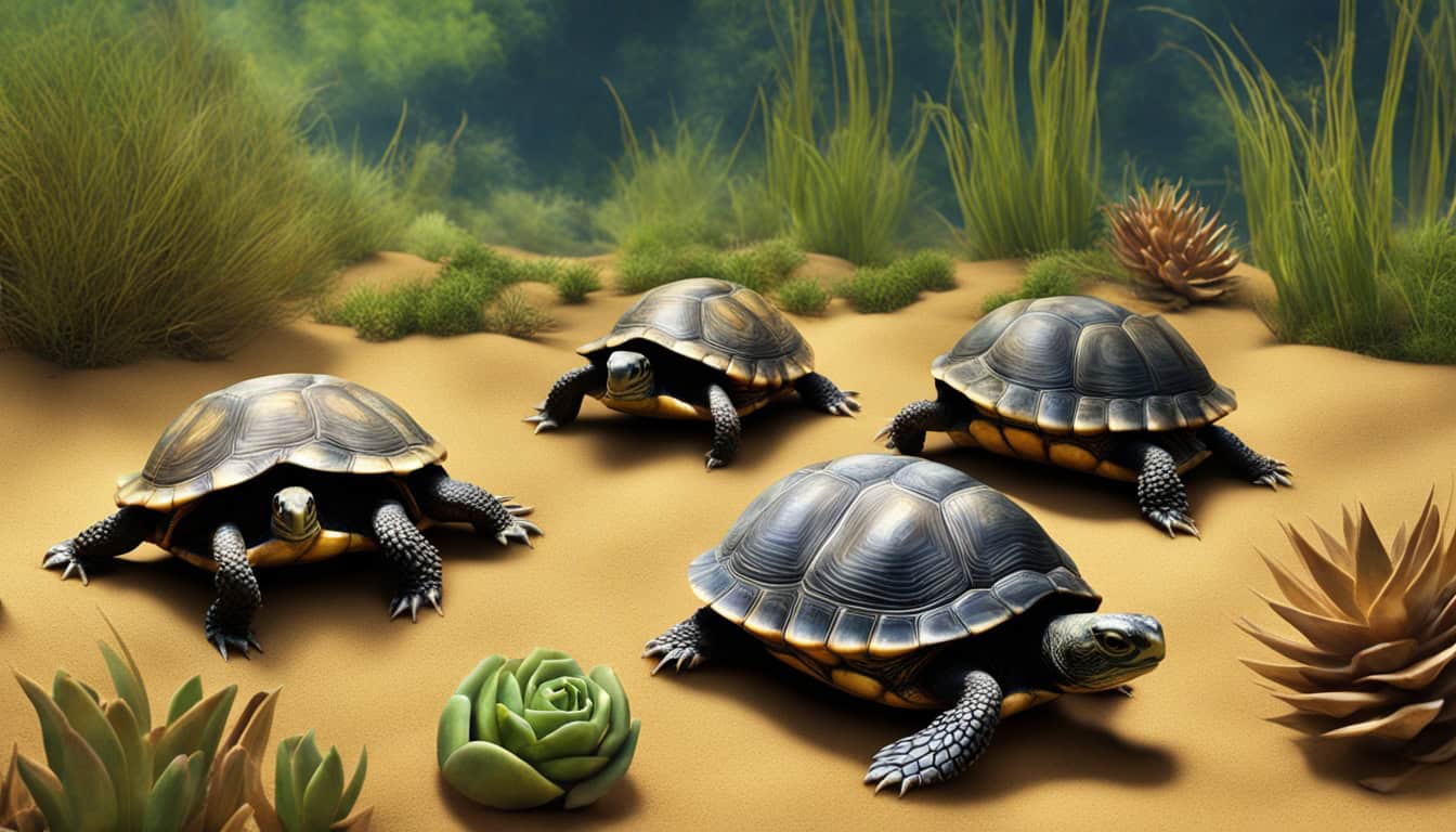 What types of turtles are found in the USA?