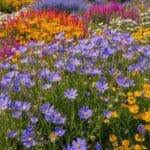 What types of wildflowers attract bees in the USA?