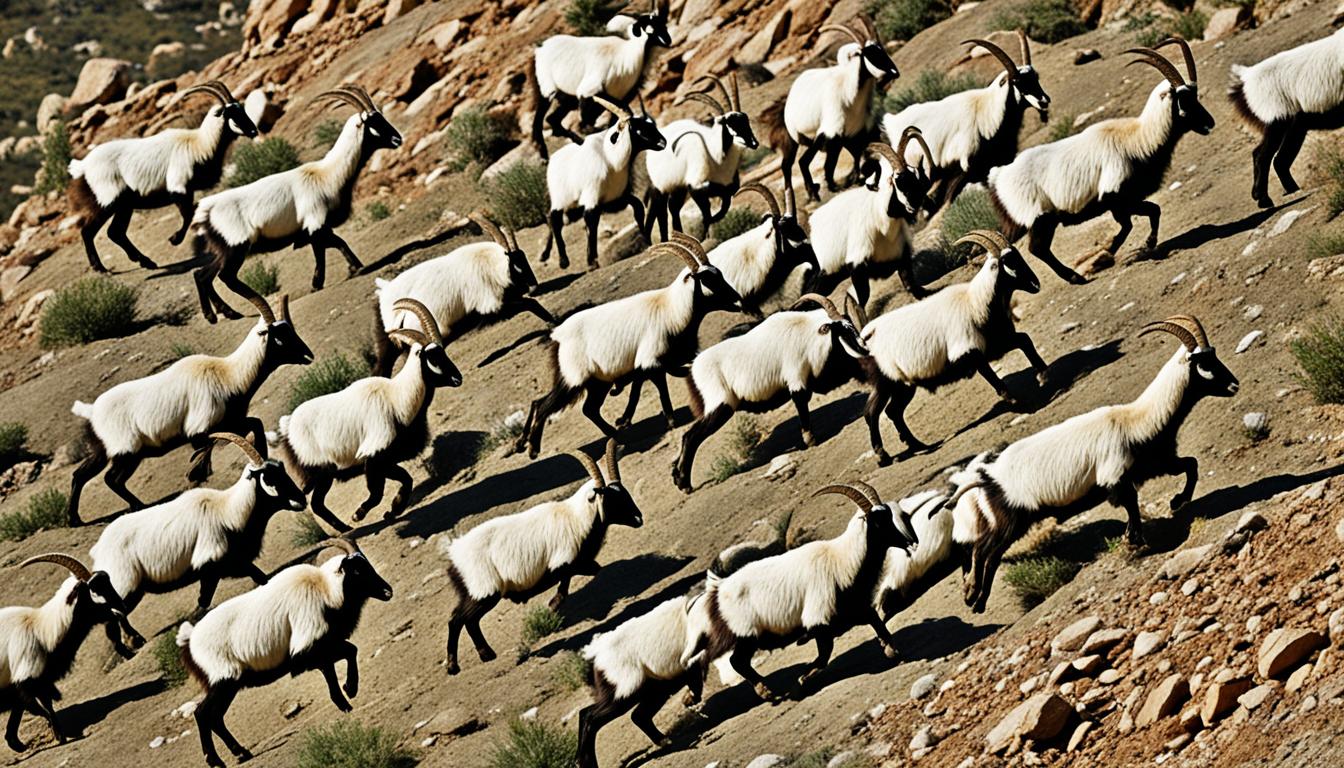 Are there any native wild goats in the USA?