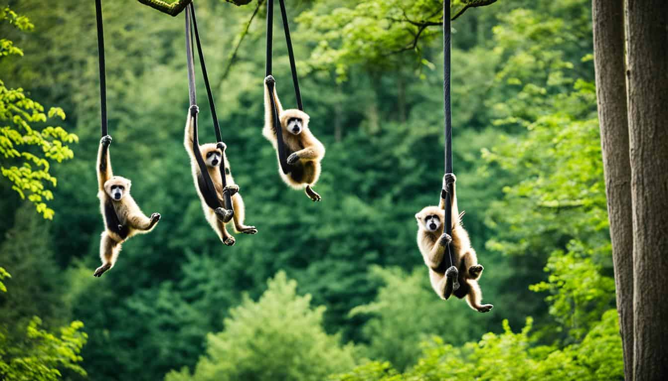 Are there any wild gibbons in the USA?