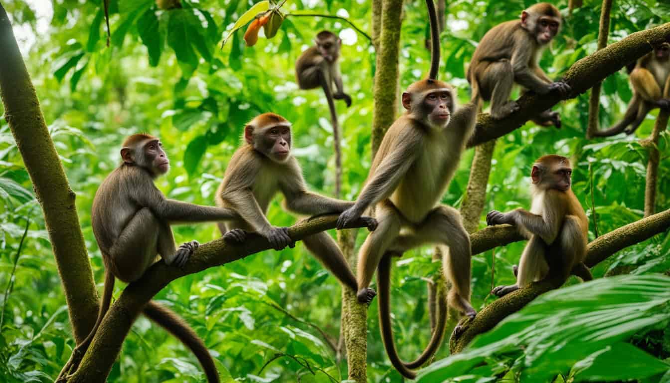 Are there any wild monkeys in the USA?