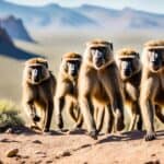 Are there wild baboons in the USA?