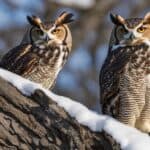 How do you distinguish between different types of owls in the USA?