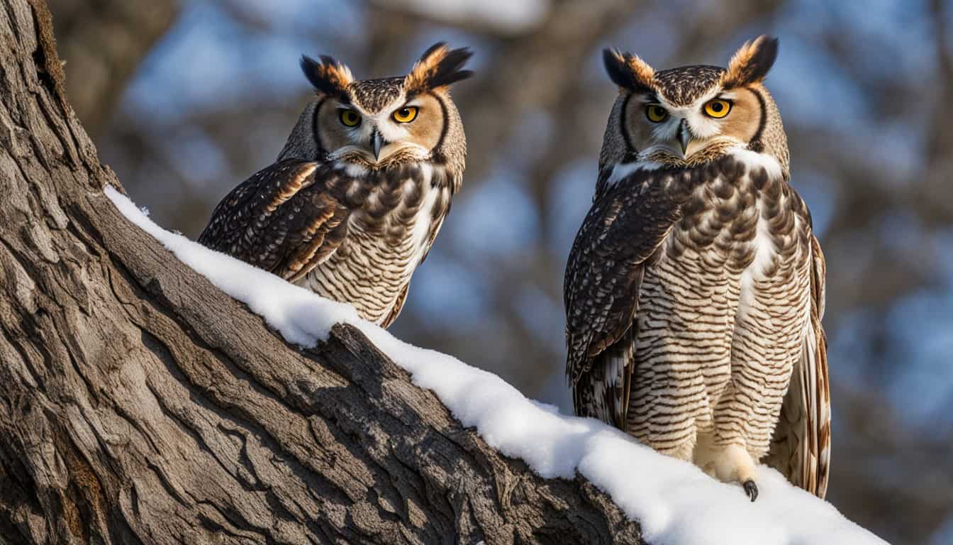 How do you distinguish between different types of owls in the USA?