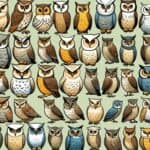 How do you distinguish between different types of owls in the USA?