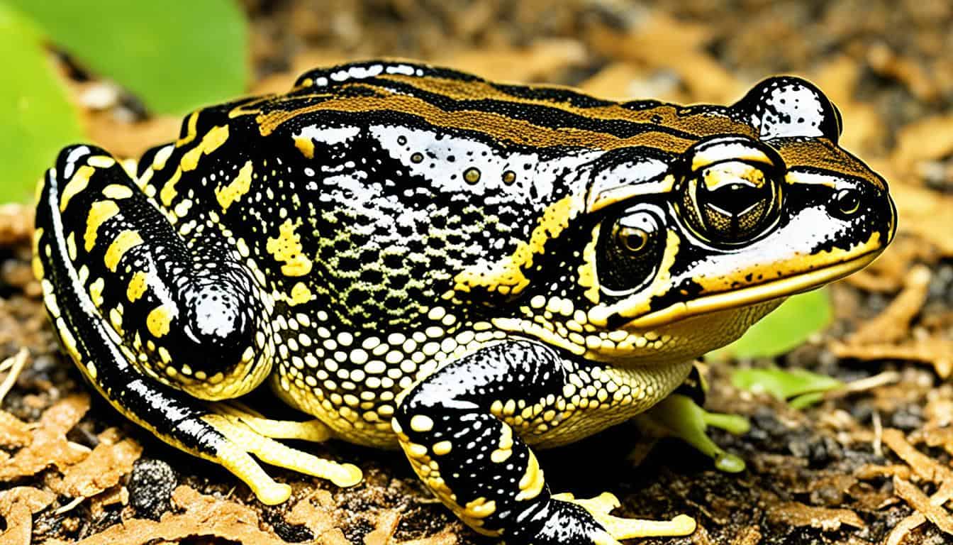 How do you identify different species of toads in the USA?