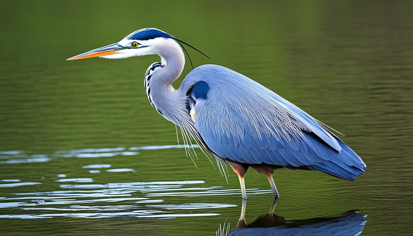 How do you identify different types of herons in the USA?