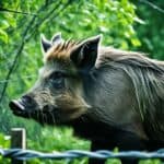 How do you protect your property from wild boars?
