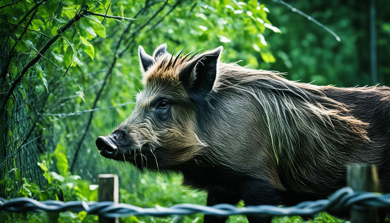 How do you protect your property from wild boars?