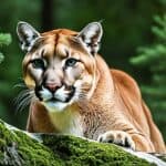What types of habitats do cougars prefer in the USA?
