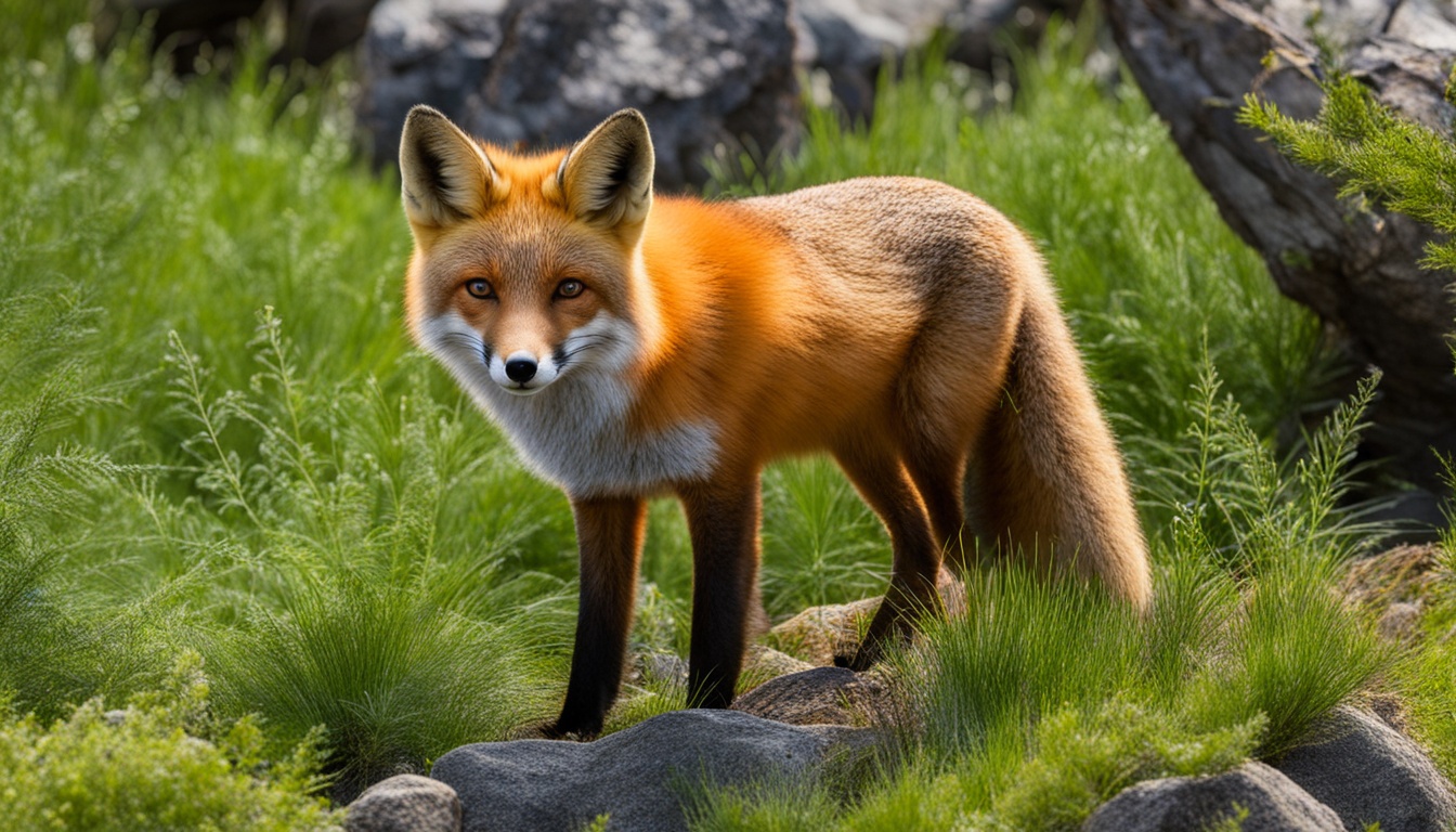 What types of habitats do foxes prefer in the USA?